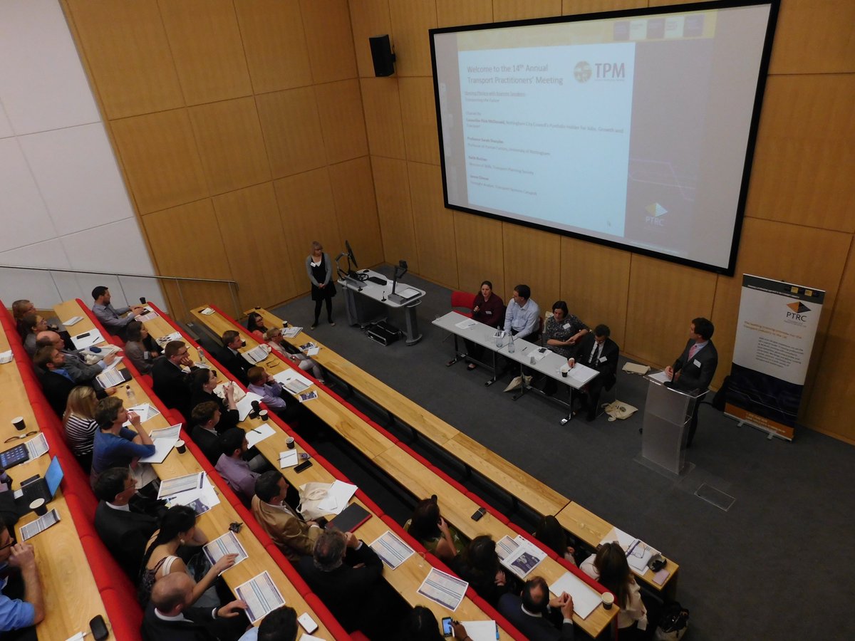 PTRC_UK's tweet photo. Thanks #2016TPM day 2 plenaries @jamesgleave1 H Clark @DevonCC K Buchan @TransPlanSoc S Sharples @uninofnottingham https://t.co/cJUbkDQZjn