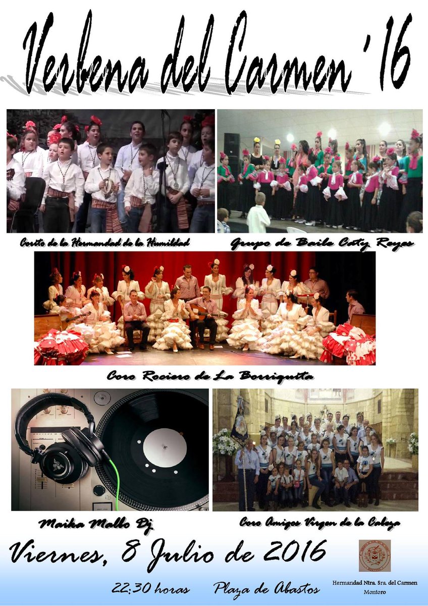 ParroquiaElCarm's tweet photo. A las puertas de que comienzen las fiestas Carmelitanas os recordamos todas las actividades y novena que tendremos https://t.co/5EGHkgqJbJ