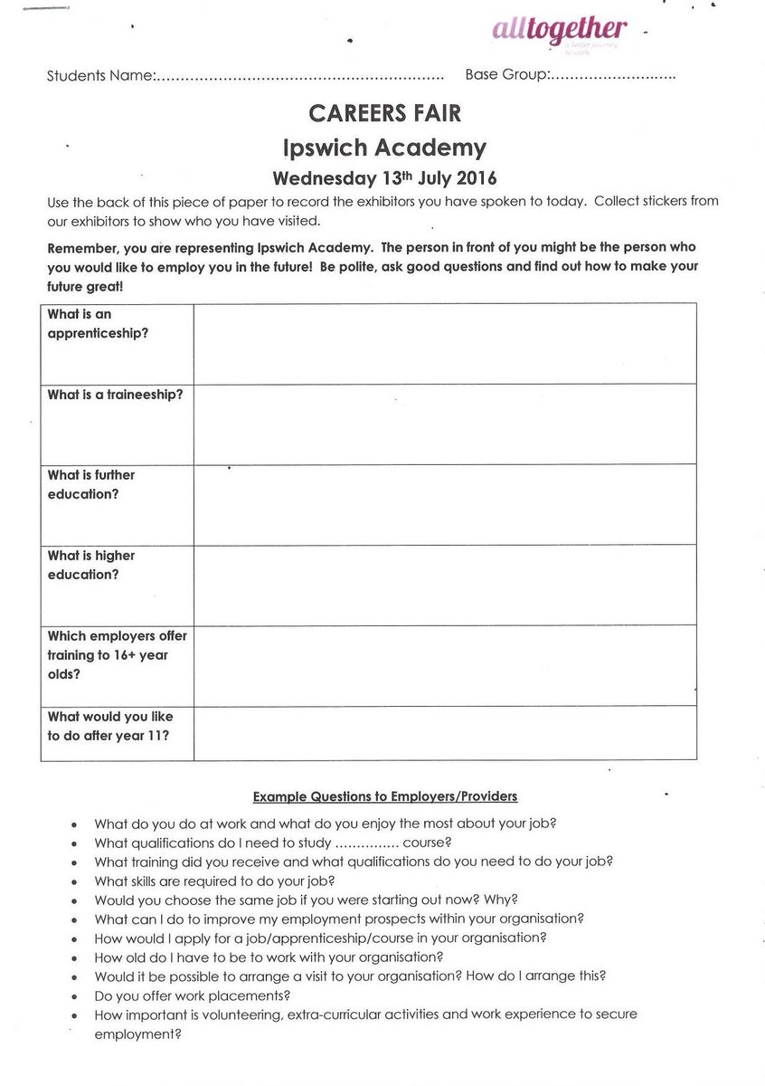 Charlotte Spencer (@csalltogether) on Twitter photo Preparing to engage students at our careers fair in July <a href="/thealltogether/">All Together</a> #ABJTW #ABetterJourneyToWork #careers Preparing to engage students at our careers fair in July <a href="/thealltogether/">All Together</a> #ABJTW #ABetterJourneyToWork #careers