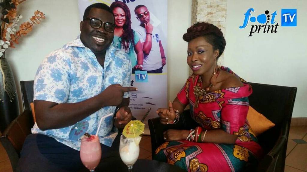 myfootprinttv's tweet photo. Guess who visited us on set this week? 
@louisaannan 
See her live tommorow at the Tema Sp… https://t.co/TcWq3tvFtE https://t.co/kPsCS1p5Ci