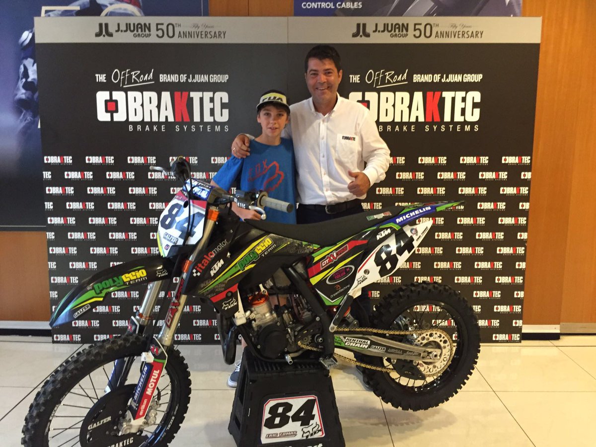 Braktec's tweet photo. Spanish motocross starlet, Eric Tomás, has signed for Braktec. We interview him.
https://t.co/yfJD1Kzw1t https://t.co/xaSqSdlv4o