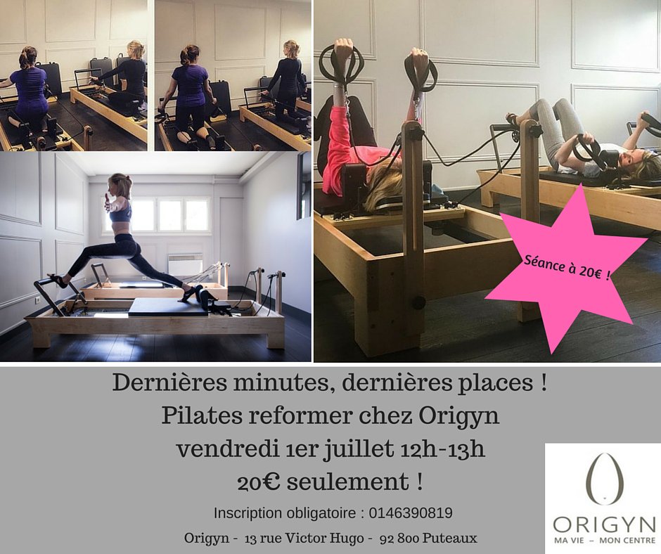 ORIGYNandCO's tweet photo. Venez découvrir le #PilatesMachine demain! #Promo #réduction #BonPlan #Sport #Puteaux #LastMinute #Pilates #fitness https://t.co/IPZae68Ieo