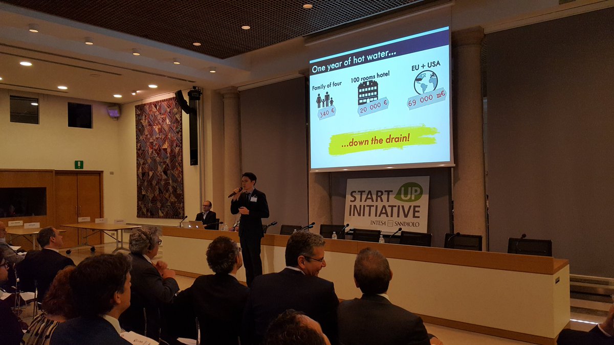 intesasanpaolo's tweet photo. #Cleantech2016 #EHTech: un brevetto per recuperare il 63% dell’energia altrimenti sprecata per riscaldare l’acqua https://t.co/NHjM7Gdqpz