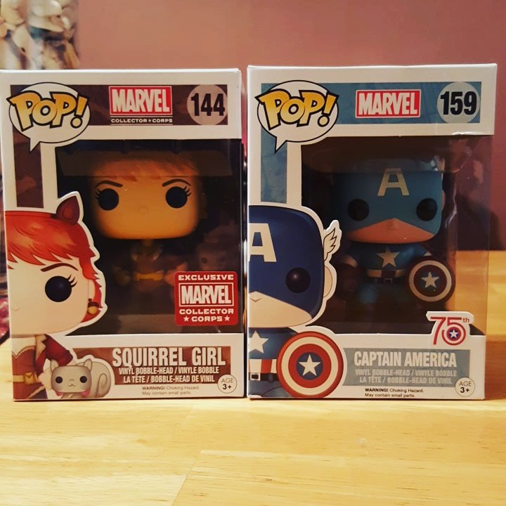 FunkoGiveAway's tweet photo. Two new #Funko pops came in today. Who would like to see one of these as a giveaway??? https://t.co/DrTlzugdDI