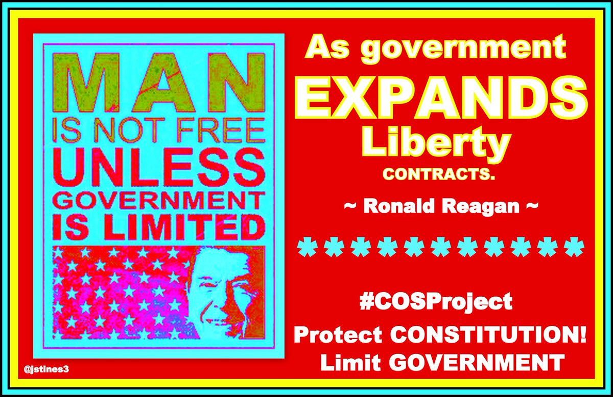 jstines3's tweet photo. As Government EXPANDS, Liberty CONTRACTS.

#COSProject #PJNET #Constitution 

https://t.co/x0EHbW3sjd
