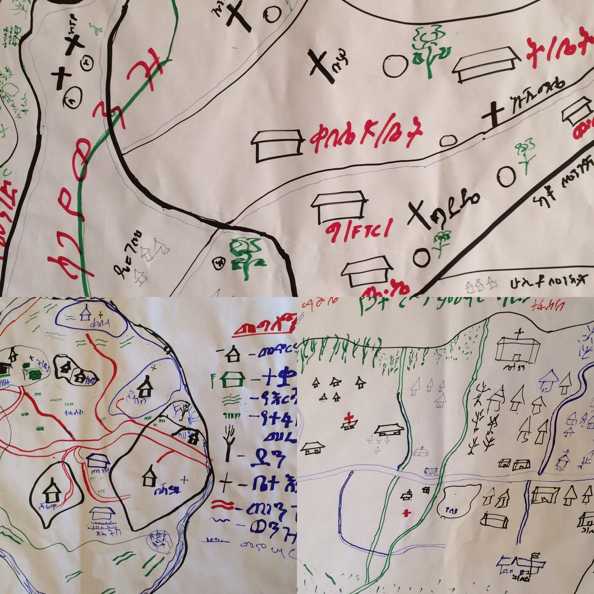 fatou2002's tweet photo. Participatory community mapping during @IWMI_ @USAID #resilience #watershed #ecosystems workshop in Gidole #Ethiopia https://t.co/Y1viZgLP7c
