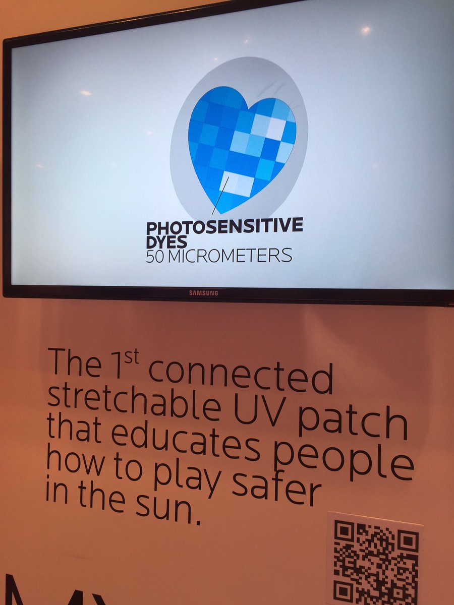 I_Mous's tweet photo. @VivaTech @LaRochePosayFR excellente idée #UVPatch https://t.co/ITXKfKSgDa
