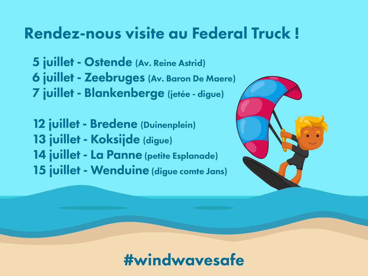 SPFMobilite's tweet photo. Retrouvez nous à la côte avec le @federaltruck ! #sportsdevague #windwavesafe https://t.co/FWqK8sty20 https://t.co/1vOf2US52u