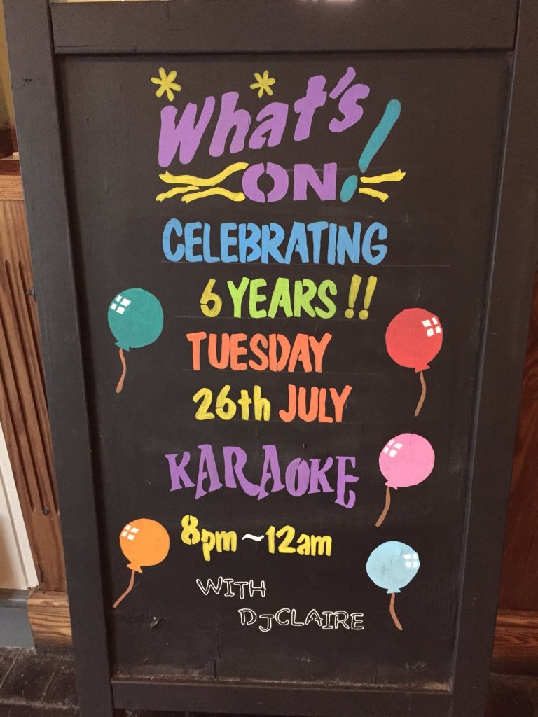 Think this says it all?! 6 whole years at The Volunteer, can you believe it?? So celebrate in kinda style lol