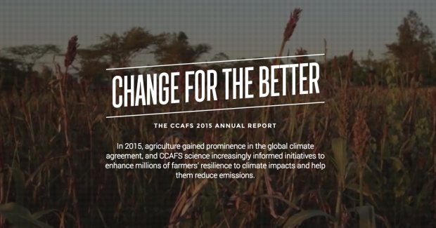 CGIARclimate's tweet photo. New CCAFS annual report: Advancing #climatechange, #agriculture &amp; #foodsecurity research https://t.co/lWekfLVGLb https://t.co/HGH4OvOd7V