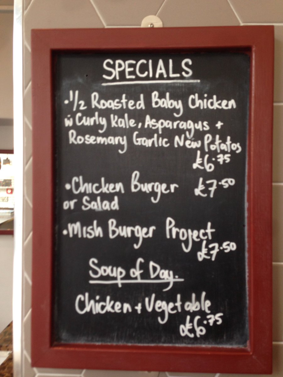 CafeMish's tweet photo. Our specials today. #Mayfair #lunch https://t.co/mXGe9QlXj6