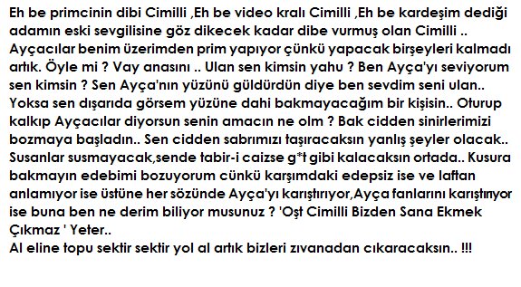 Fan sayfalarının reklamını yapan kişiden söz ediyoruz. 
#kismetseolur @batuhancimilli1  oku bunu oku !!!!!!!!!!!