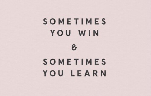 PersonallyPrepp's tweet photo. Sometimes you win & Sometimes you learn, but you never lose! #morningmotivation #reptheprep #winner #wordsofwinners https://t.co/U3gA3NVhaO