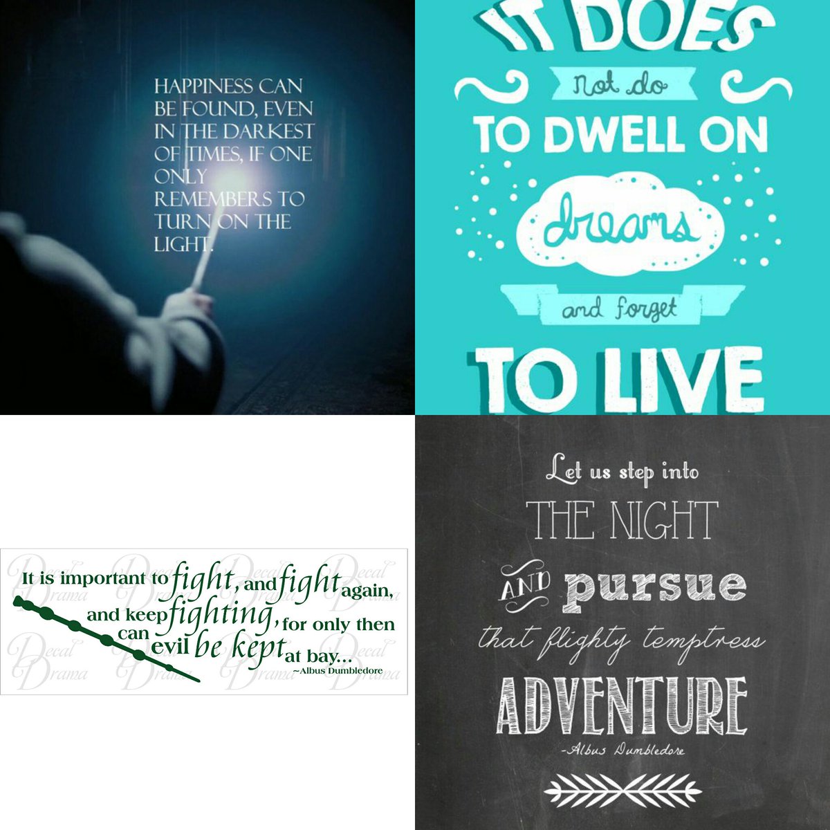 Harry Potter Stuff On Twitter Dumbledore Quotes Make My Day