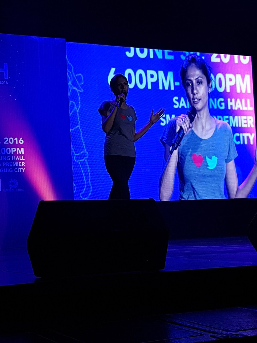 TweetupMNL's tweet photo. .@RaoPratiksha sharing the Twitter story. #RiseWithTwitter #TayoPH #SMDay https://t.co/XqpURQdaWL