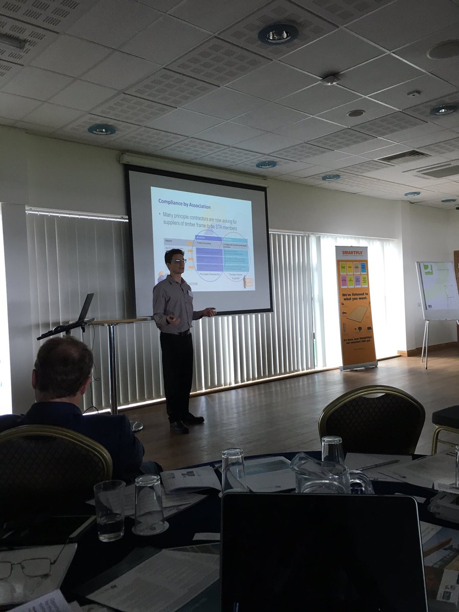 STAtimber's tweet photo. James Walker, Technical Consultant with the STA, giving an excellent technical presentation. @STAtimber #STASW https://t.co/tYdZnSzAgj