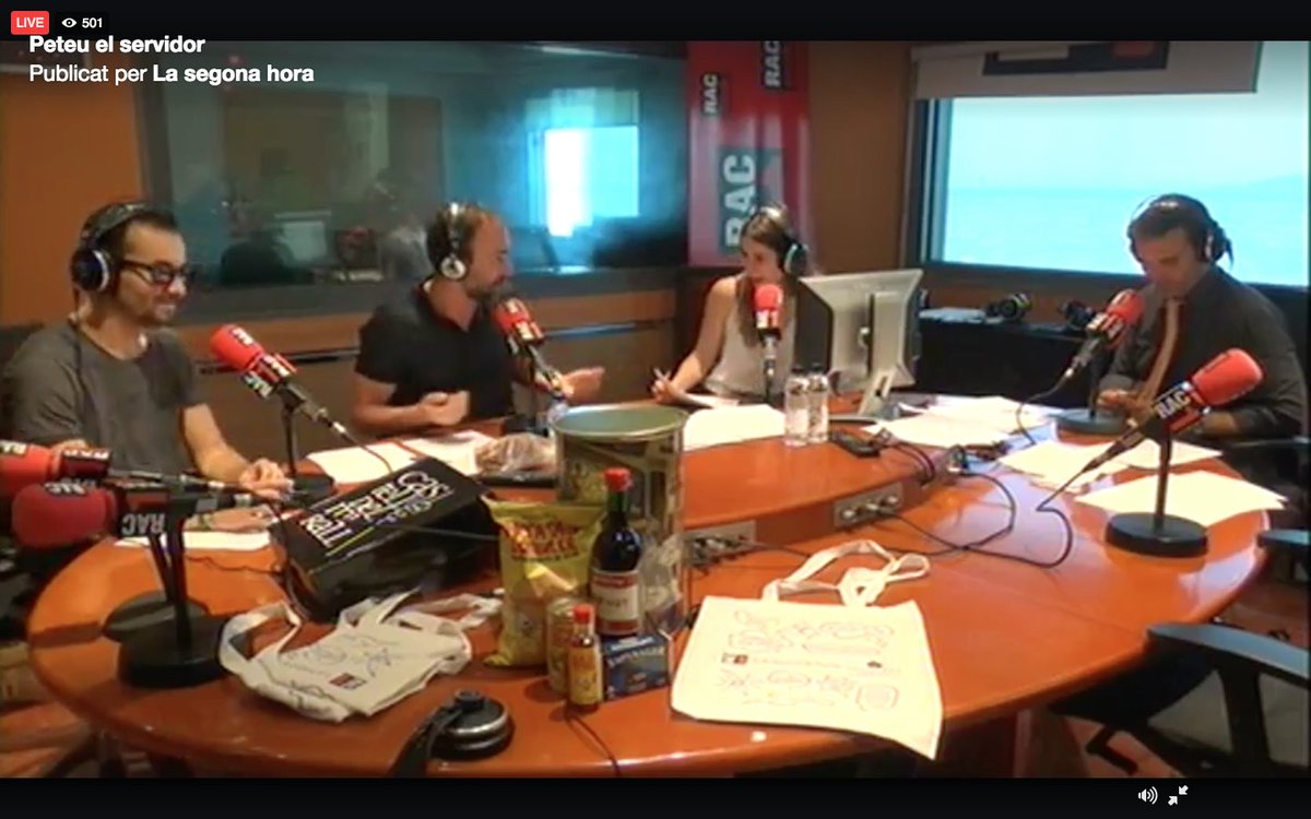 gbonaventura's tweet photo. Estic veient @lasegonahora amb @VermutEspinaler! #ueeee #estempreparats (Però no veig el @QUICOSEGONAHORA…#tristesa) https://t.co/xYj44LZil5