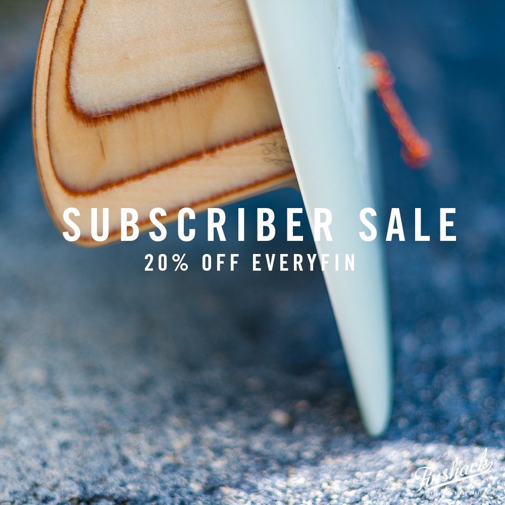 Finshack's tweet image. Subscriber Sale this weekend, sign up to newsletter on website to get code on Friday, 20% off everyfin…