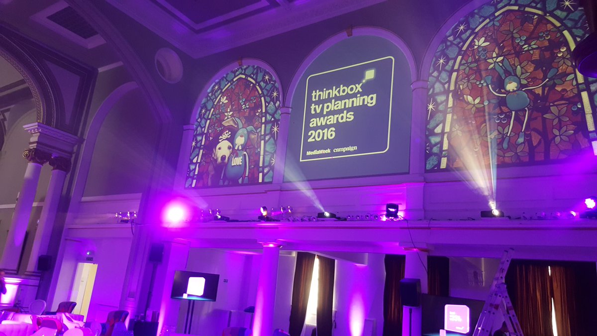 We are getting ready for the Thinkbox  awards @OneMarylebone with <a href="/onedining/">我很帅</a>