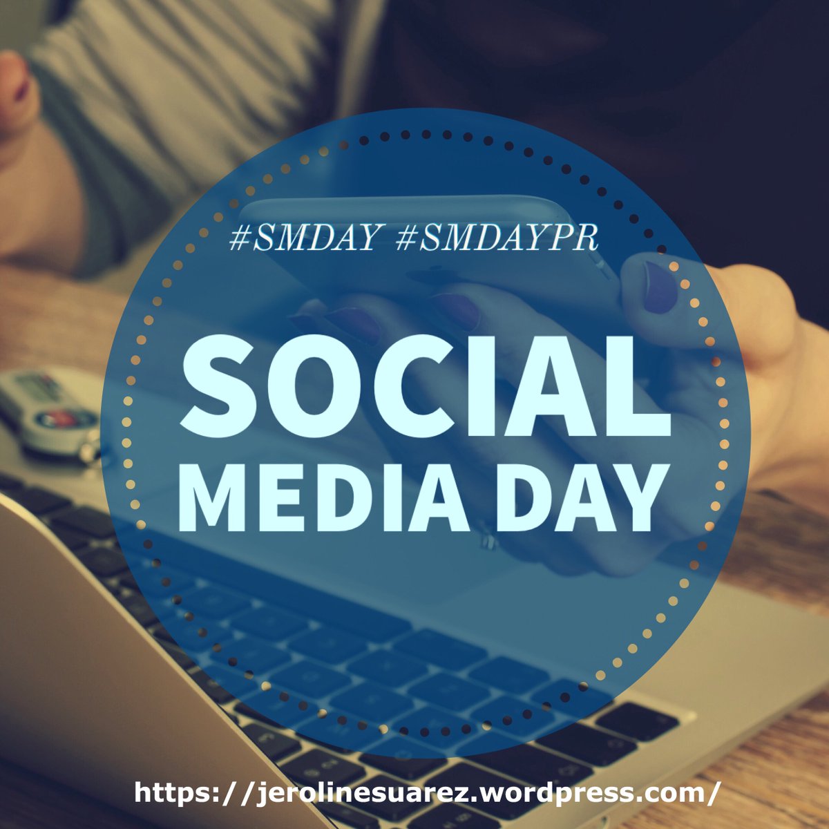 JerolineS's tweet photo. It’s Social Media Day 🎉🎉

#SocialMediaDay #SMDay #SMDayPR https://t.co/X7d7cKIWZG