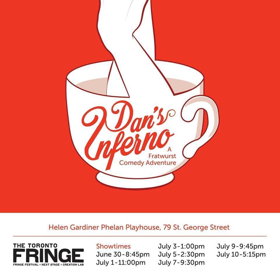 #DansInferno - a #FringeTO #comedy thru heaven &amp; hell by #sketch faves <a href="/FratwurstComedy/">Fratwurst Comedy</a>! facebook.com/events/1588690…
