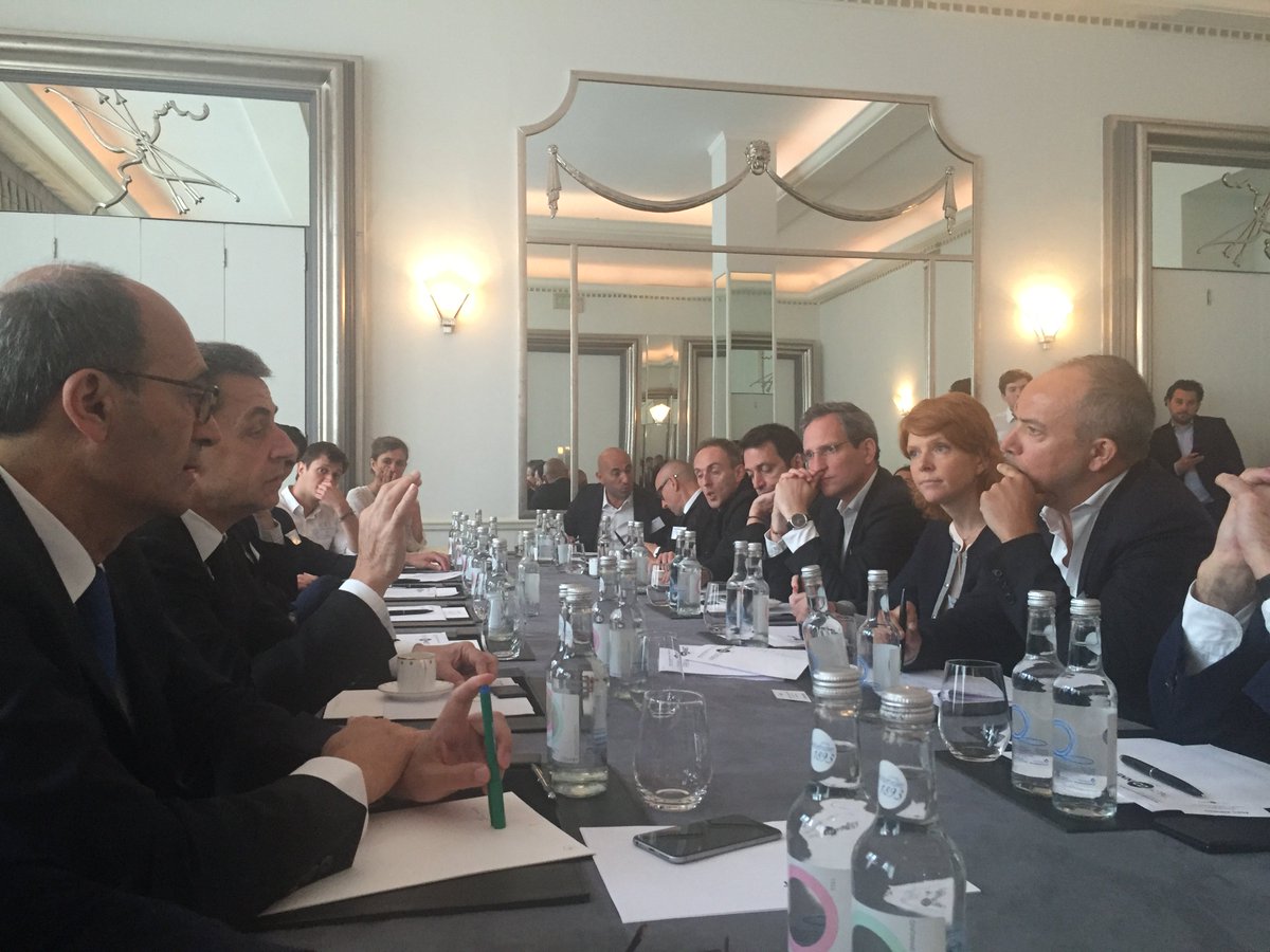 Tramonex's tweet photo. A great pleasure for our Cofounder @MarcAvedissian to attend FCL Table Ronde with @NicolasSarkozy @FRCONNECT today. https://t.co/rmzfxwYVxe