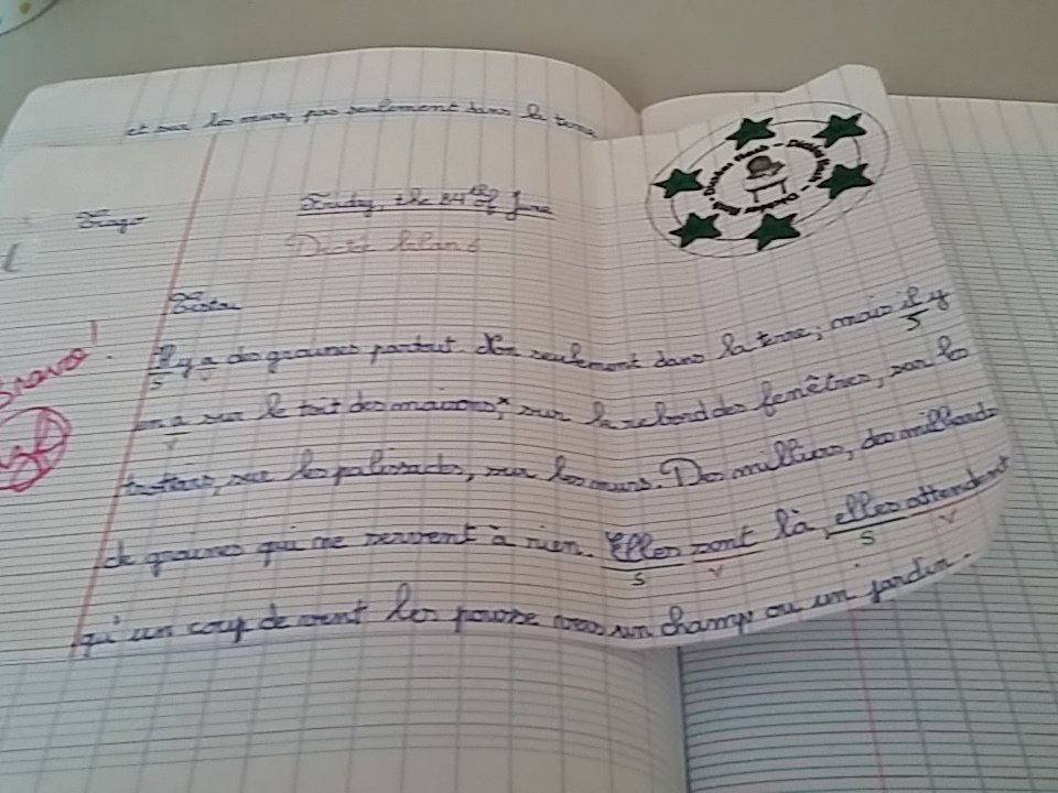 LaSelves's tweet photo. Tiago #Dictée0faute https://t.co/EUh2un75t3