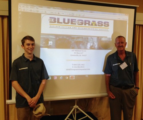 Bluegrass_Co's tweet image. Hulick &amp;amp; Jenkins explain our Decommissioning Services – #precisiondemolition with #diamondwire --to nuclear experts