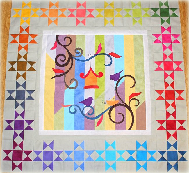 aurifil's tweet photo. Part 2 of the #ThreadJourneyQuiltAlong is here! #IvorySpring #Aurifil @windhamfabrics https://t.co/U7lyEfPein https://t.co/COWvlfVDqK