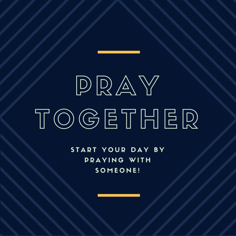 We would love to pray with you this morning! Reply back to let us know what we can pray for today.