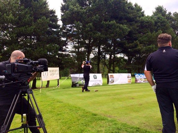 tptourgolf's tweet photo. TP Tour order of merit leader Josh Hayes tees off the 16th hole @RobinHoodGC https://t.co/uFWi1boSFB