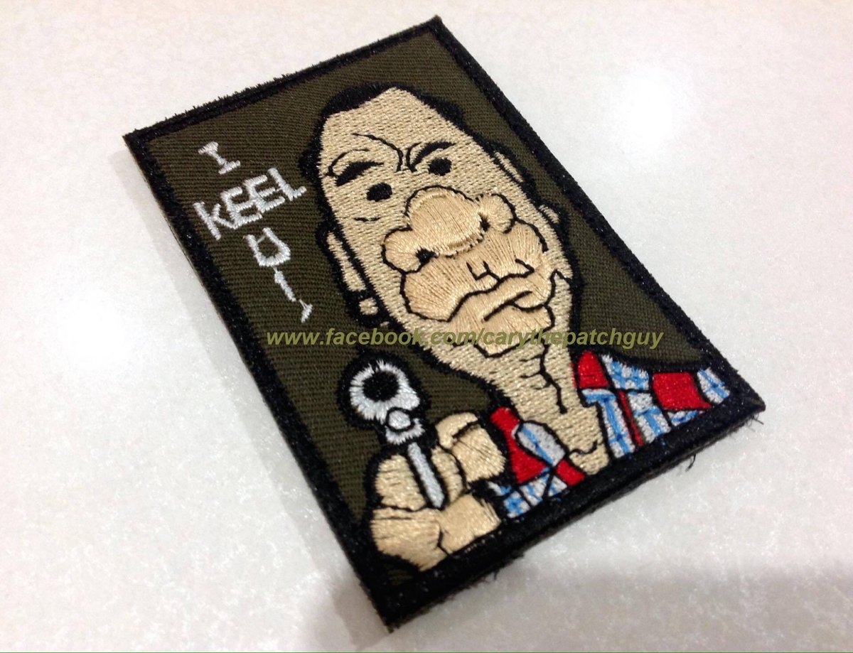 CaryRegaspi's tweet photo. I Keel You! Patch #Duterte2016 #Du30SaJune30 #PresidentDuterte #Duterte #patchguy #carythepatchguy #regaspitactical https://t.co/pUJkPT09gP