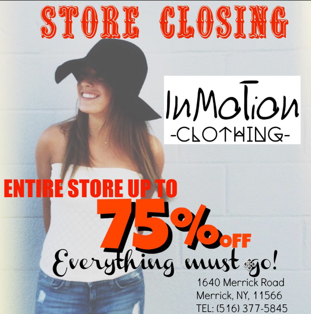 InMotion_NY's tweet photo. All #new #vintagehavana #summer #fashions at 75% off‼️ #shop #sale #storeclosing #goingoutofbusiness #style https://t.co/4XHASz9wZO