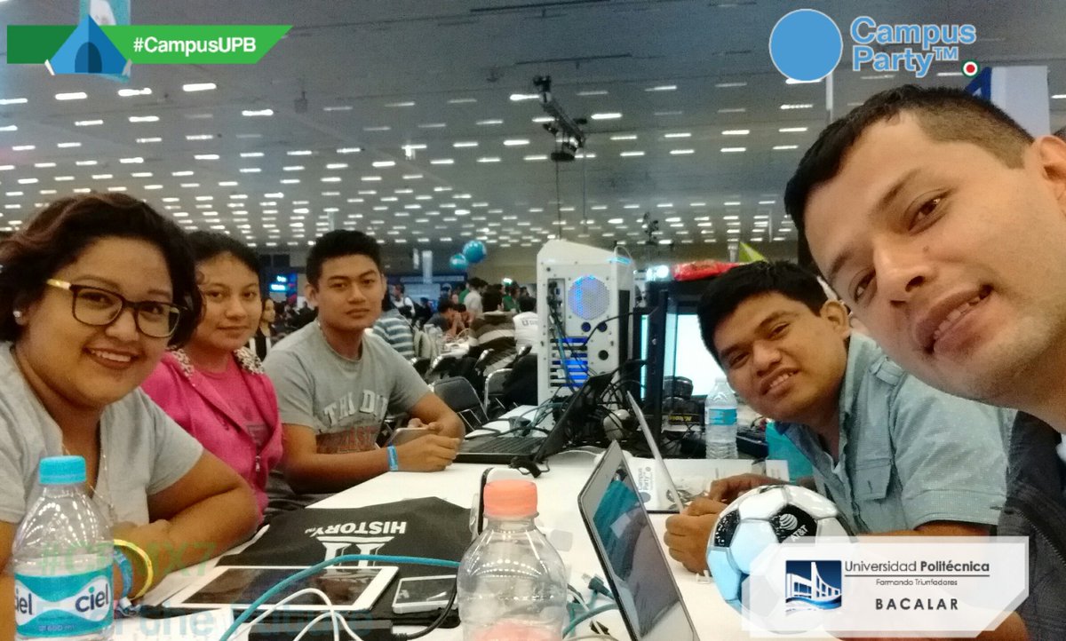 SoftwareUPB's tweet image. #CampusUPB Trabajando con los equipos inscritos al #hackatoncpmx  @Campuspartymx