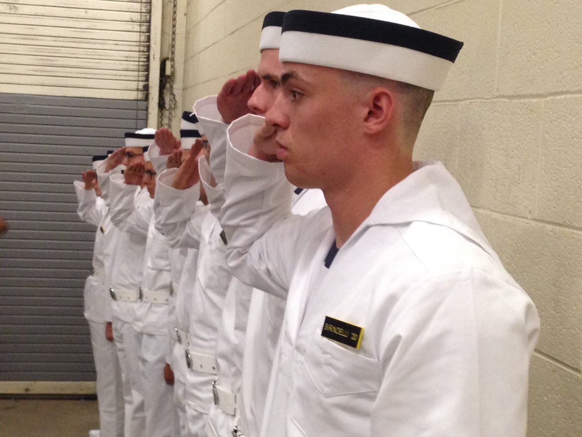 For more photos from #InductionDay2016 follow us on Facebook at: facebook.com/USNAAlumni/ #USNA #Classof2020 #GoNavy