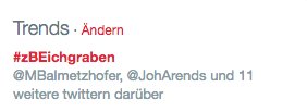 Wir trenden! #zBEichgraben <a href="/zBEichgraben/">zBEichgraben</a> <a href="/florianklenk/">Florian Klenk</a>