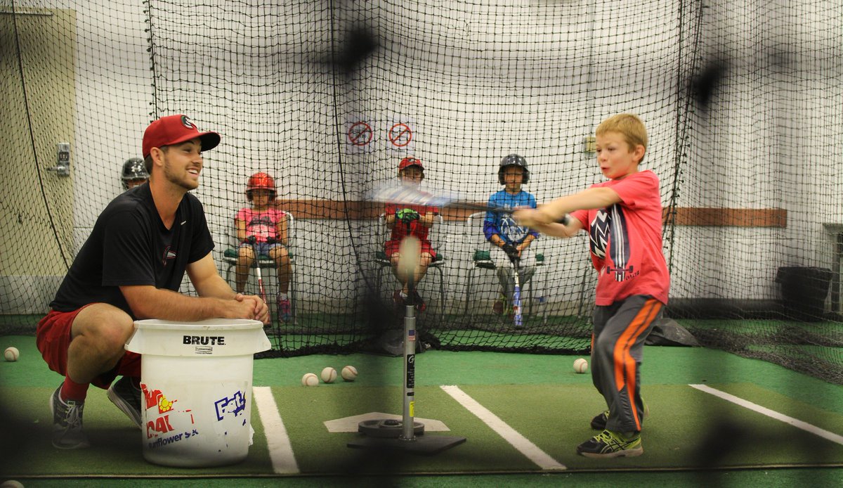 We had a great time this morning during the first of two #Loons Summer Baseball Camps! #DiveIn #LoonsBaseball