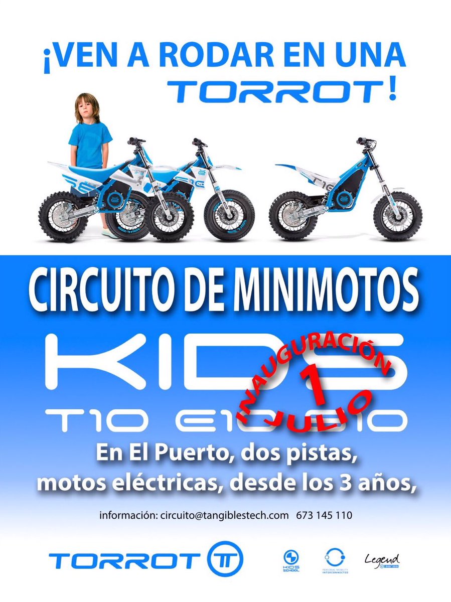 hotelmonasterio's tweet photo. Mañana inagura @TangibleS_tech #CircuitoMinimotos de @torrotelectric en #ElPuerto #FelizJueves https://t.co/GC1oKrUfbU