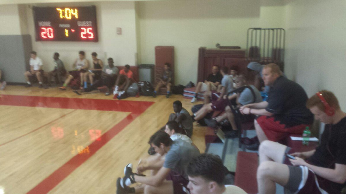 OdeaBasketball's tweet photo. Tournament day at Team camp. 3 teams. 3 brackets. Lets go Irish #ODeaBasketball https://t.co/RjZIZvKZ1D