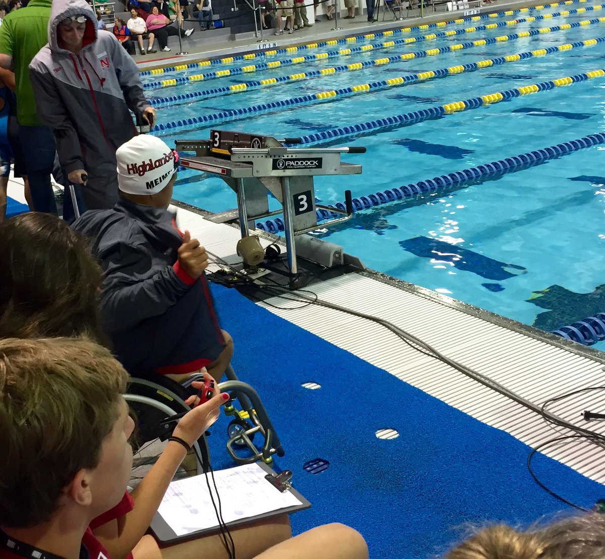CoachAmber1's tweet photo. First morning of Paralympic Trials, MeiMei is back to swim both events at finals tonight! @HighlanderSwim https://t.co/uLVuWKlEhW