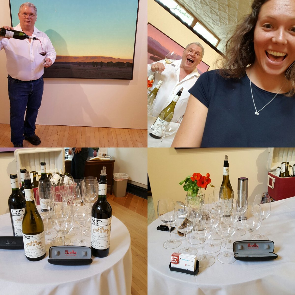 WineGuyMike's tweet photo. Fun with @TRIbellaWine @tornatoreMT only #ThePerfectPour at WGM events. @RiedelUSA #Wine #AerationMadeBeautiful https://t.co/szKxw0ImdA