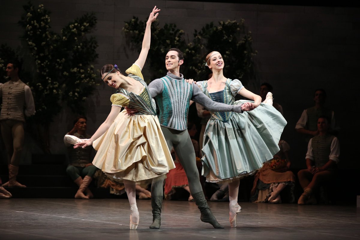 #swanlake His companions and some peasants all wish him well and entertain him with various dances