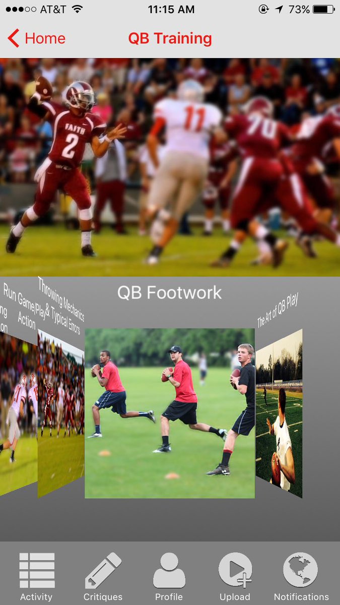 QBShare's tweet image. QB Footwork is just 1 of many awesome topics located in the QB Training feature. 🏈 #qb #qbtraining #qbfootwork