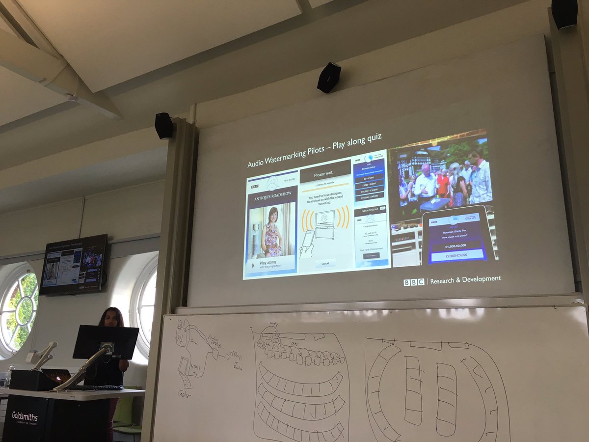 oopsohno's tweet photo. TV companion apps, @What2DoNext shows us how you can interact with Antiques Roadshow! #QueensOfTech https://t.co/yJPZnIakBs