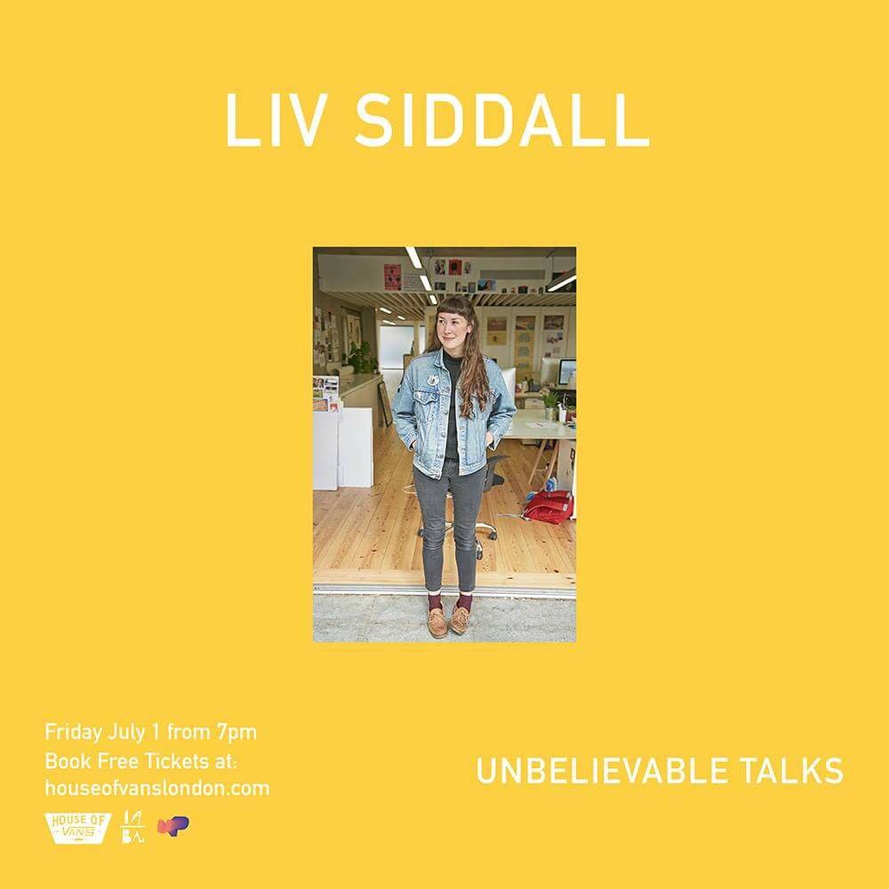 We will also be joined by writer @LivSiddall tomorrow evening, book free tickets now at houseofvanslondon.com 🌟