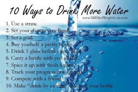 millenniumctr's tweet image. Check out these awesome tips on how to drink more water.....#BeatTheHeat #water #drinkmorewater