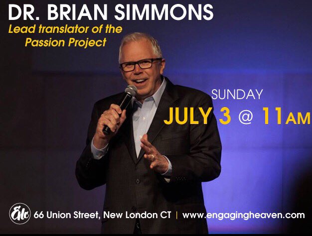 James_Levesque's tweet photo. Excited to have @BrianWSimmons with us this weekend! 11am! https://t.co/xqaIVEN2bo