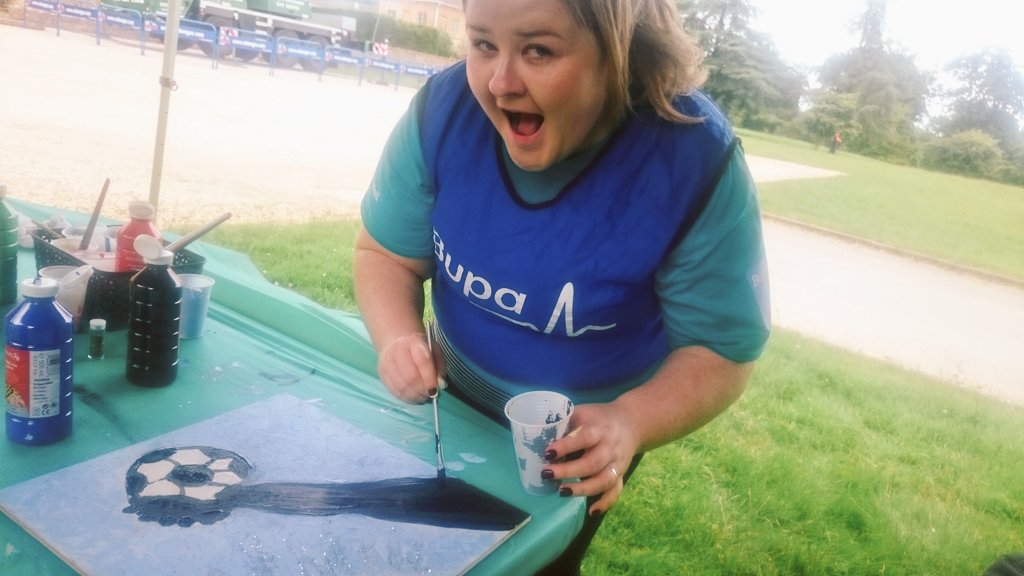 PoppyJaman's tweet image. Art attack! Creativity is a good form of expression... #BC2016