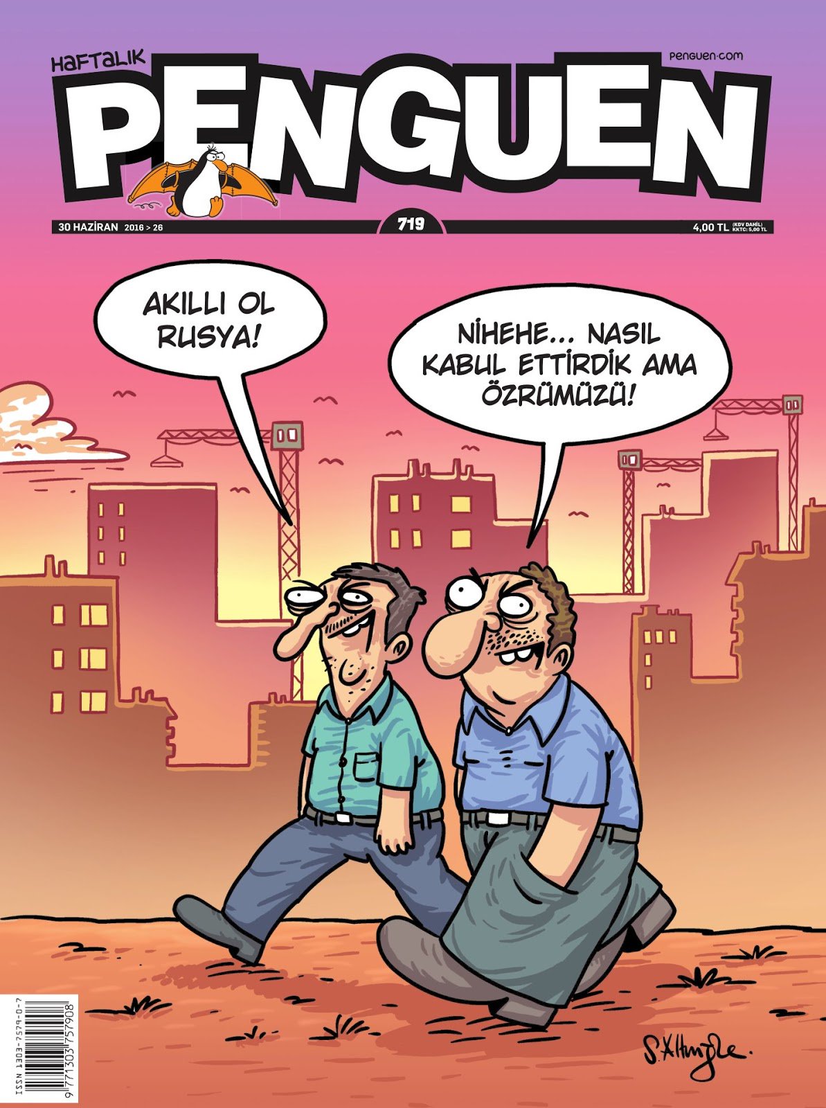 Komik Co Penguen Dergisi – 30 Haziran 2016 Kapağı #mizah #komik #karikatür https