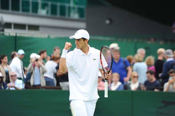 Welovetennis's tweet photo. .@p2hugz Γ©gale sa meilleure perf en GC (T3 Γ #AusOpen2016) avec ce T3 Γ venir contre @nmahut Γ #Wimbledon https://t.co/ZZtpvY3kDM